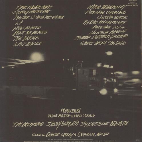 Neil Young Time Fades Away - Complete vinyl LP album (LP record) German YOULPTI817441