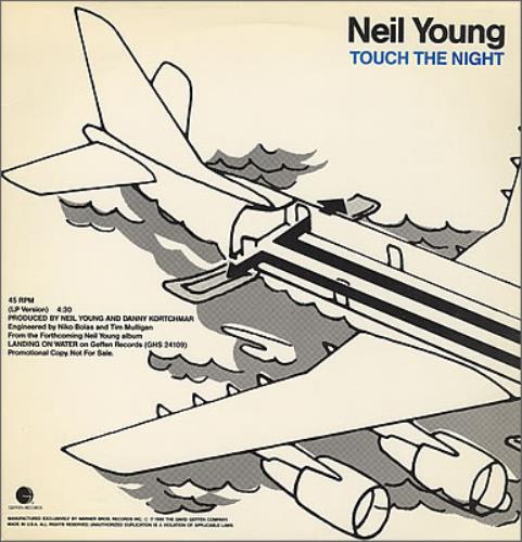 Neil Young Touch The Night 12" vinyl single (12 inch record / Maxi-single) US YOU12TO62479