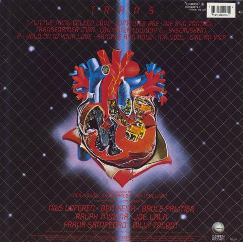 Neil Young Trans vinyl LP album (LP record) German YOULPTR803252