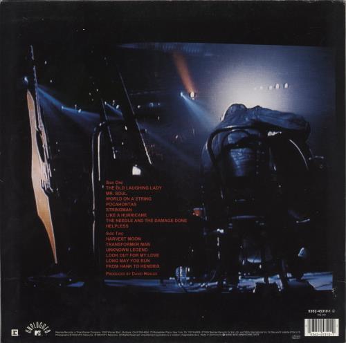 Neil Young Unplugged - EX vinyl LP album (LP record) German YOULPUN579568