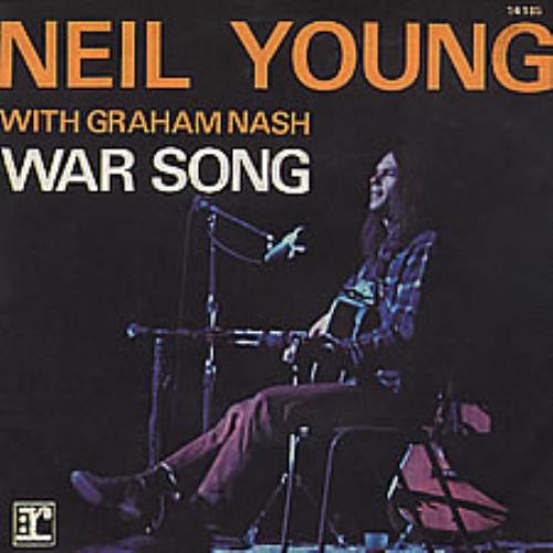 Neil Young War Song 7" vinyl single (7 inch record / 45) French YOU07WA81373