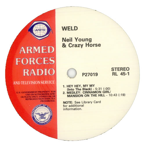 Neil Young Weld vinyl LP album (LP record) US YOULPWE514135