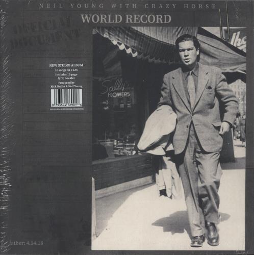Neil Young World Record - Shrink 2-LP vinyl record set (Double LP Album) German YOU2LWO868061