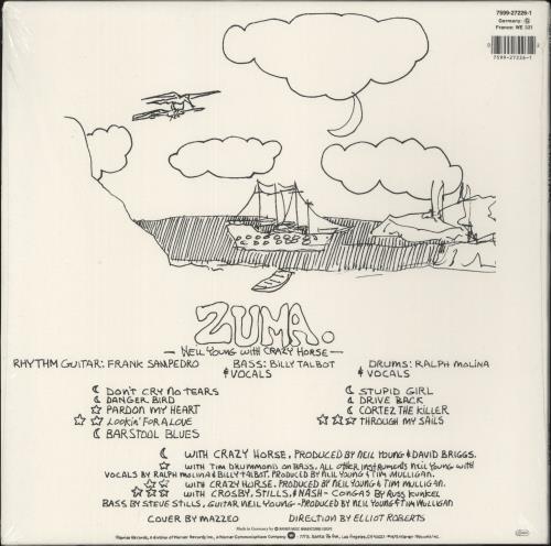 Neil Young Zuma vinyl LP album (LP record) German YOULPZU884998