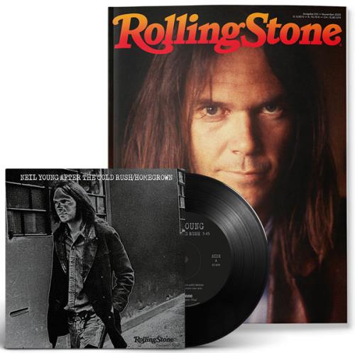 Neil Young Rolling Stone + Exclusive 7" After The Gold Rush/Homegrown magazine German YOUMARO755960