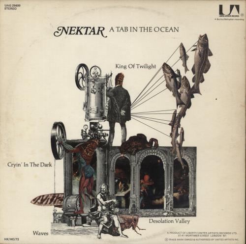 Nektar A Tab In The Ocean - VG vinyl LP album (LP record) UK NEKLPAT872197