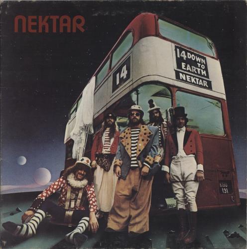 Nektar Down To Earth - VG vinyl LP album (LP record) UK NEKLPDO859299
