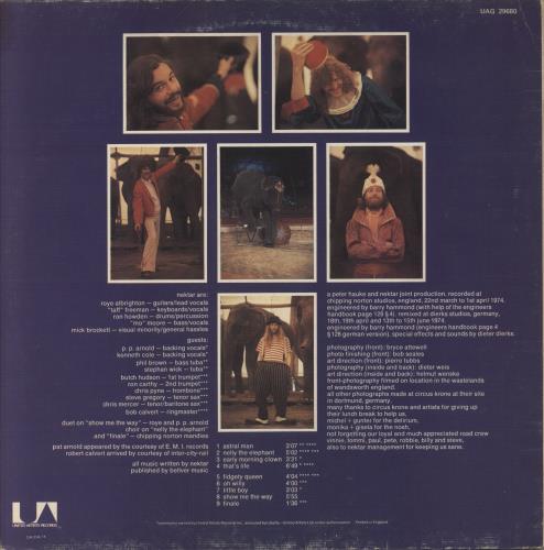 Nektar Down To Earth - VG vinyl LP album (LP record) UK NEKLPDO859299