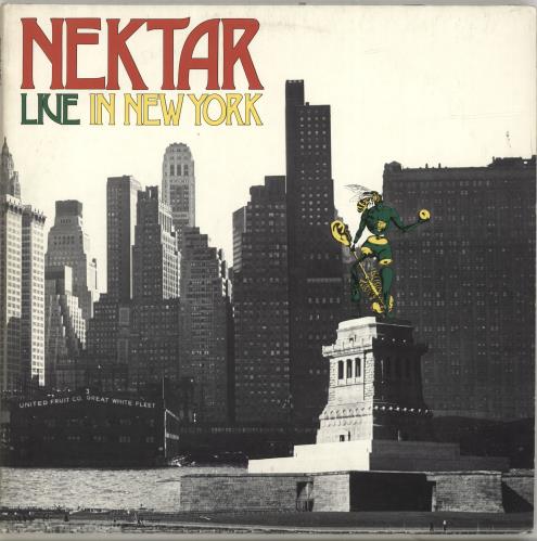 Nektar Live In New York 2-LP vinyl record set (Double LP Album) German NEK2LLI694038