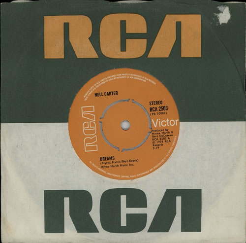 Nell Carter Dreams 7" vinyl single (7 inch record / 45) UK NSO07DR572563