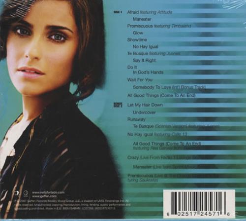 Nelly Furtado Loose 2 CD album set (Double CD) French N-F2CLO396881
