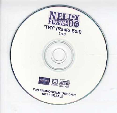 Nelly Furtado Try CD-R acetate Australian N-FCRTR310418