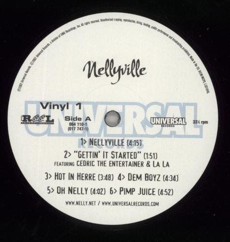 Nelly Nellyville 2-LP vinyl record set (Double LP Album) UK NLY2LNE865444