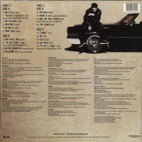 Nelly Nellyville 2-LP vinyl record set (Double LP Album) UK NLY2LNE865444