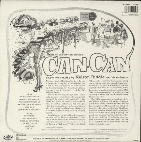 Nelson Riddle Can-Can vinyl LP album (LP record) UK NLRLPCA563560