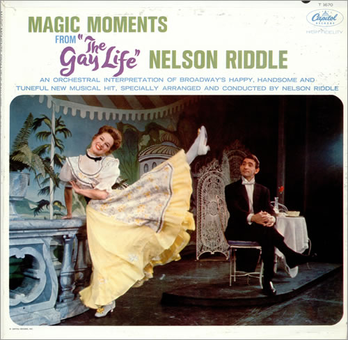 Nelson Riddle Magic Moments From The Gay Life vinyl LP album (LP record) US NLRLPMA475465