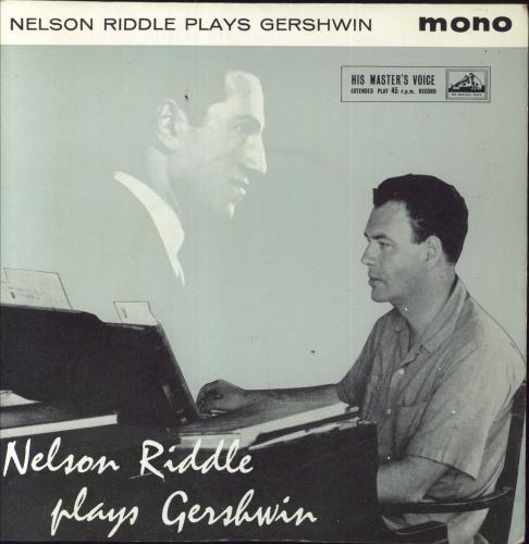 Nelson Riddle Nelson Riddle Plays Gershwin 7" vinyl single (7 inch record / 45) UK NLR07NE832702