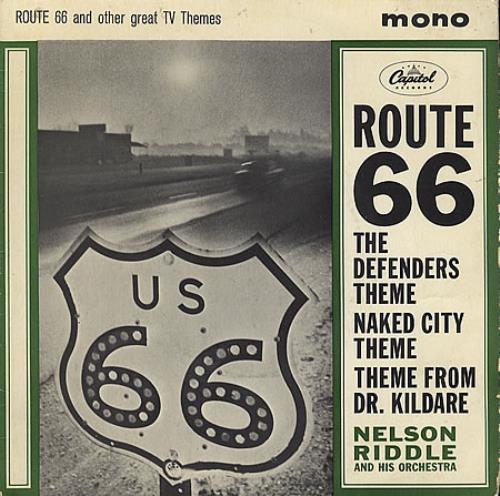 Nelson Riddle Route 66 EP 7" vinyl single (7 inch record / 45) UK NLR07RO366584