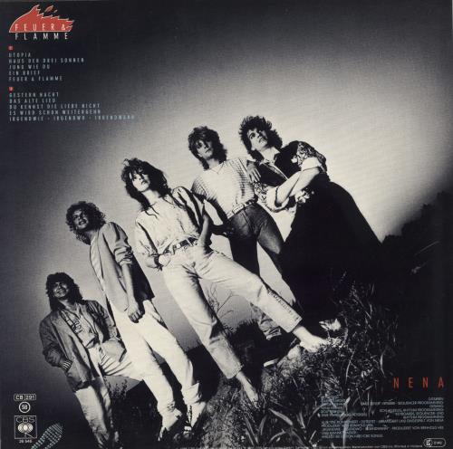 Nena Feuer Und Flamme + Poster vinyl LP album (LP record) Dutch NNALPFE799152
