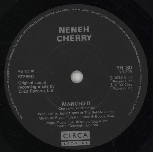 Neneh Cherry Manchild 7" vinyl single (7 inch record / 45) UK NEN07MA103290