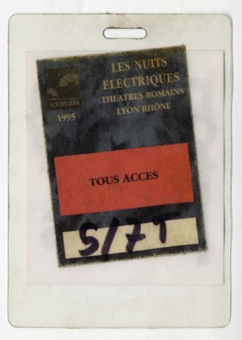Neneh Cherry Tour Pass tour pass French NENTPTO556813