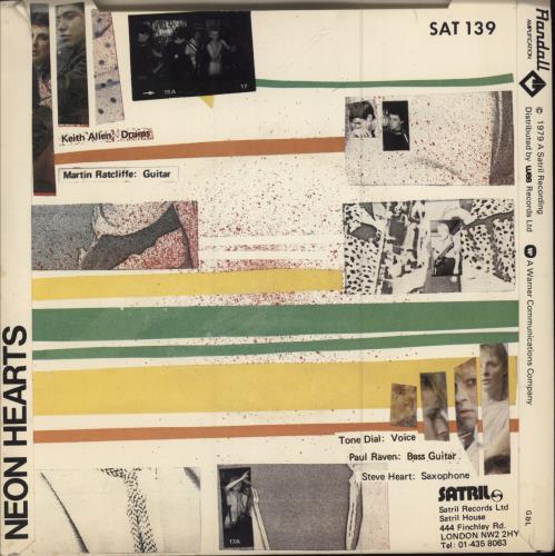 Neon Hearts Popular Music 7" vinyl single (7 inch record / 45) UK NEH07PO784936