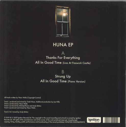 Neon Waltz Huna EP 12" vinyl single (12 inch record / Maxi-single) UK 4LS12HU786526