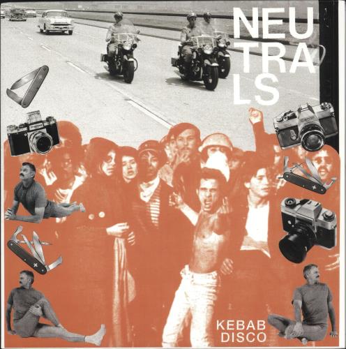 Neutrals Kebab Disco - Orange & Black Splattered Vinyl + Zine vinyl LP album (LP record) US 0EULPKE728842