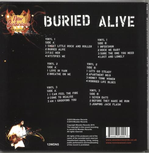 New Barbarians Live In Maryland: Buried Alive - RSD19 - Coloured Vinyl 3-LP vinyl record set (Triple LP Album) UK OK13LLI727548