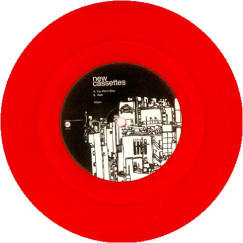 New Cassettes You Won't Stop 7" vinyl single (7 inch record / 45) UK NB807YO414103