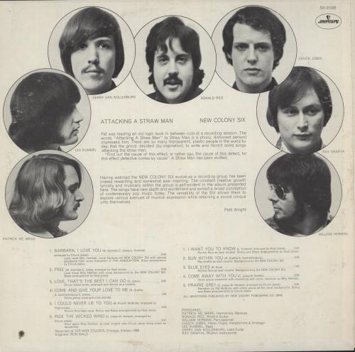 New Colony Six Attacking A Straw Man vinyl LP album (LP record) US NC6LPAT134240