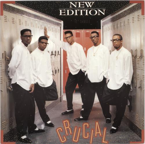 New Edition Crucial 12" vinyl single (12 inch record / Maxi-single) UK NDT12CR723857