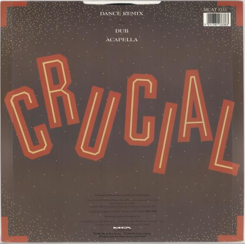 New Edition Crucial 12" vinyl single (12 inch record / Maxi-single) UK NDT12CR723857