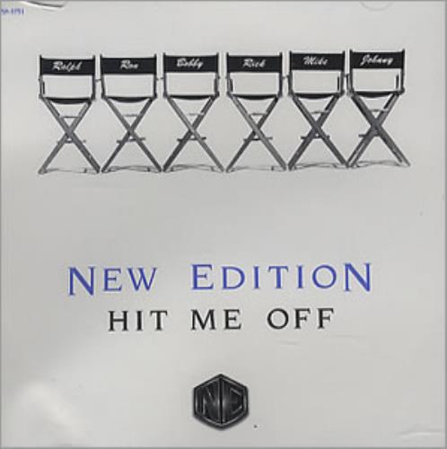 New Edition Hit Me Off CD single (CD5 / 5") US NDTC5HI194115