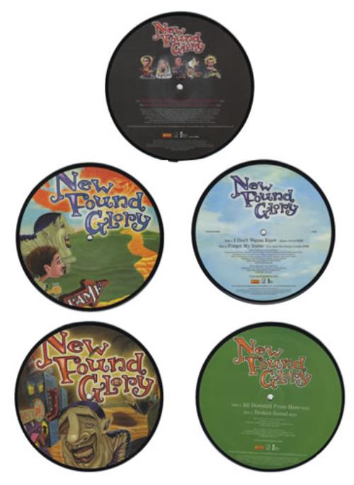 New Found Glory Quantity of 7" Vinyl Picture Disc Singles 7" vinyl picture disc (7 inch picture disc single) UK NFG7PQU398024