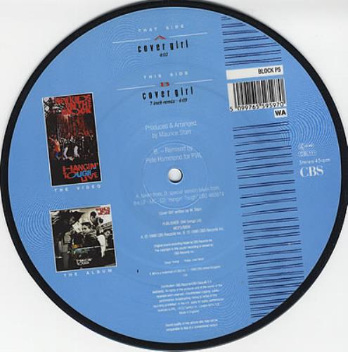 New Kids On The Block Cover Girl 7" vinyl picture disc (7 inch picture disc single) UK NKO7PCO11634