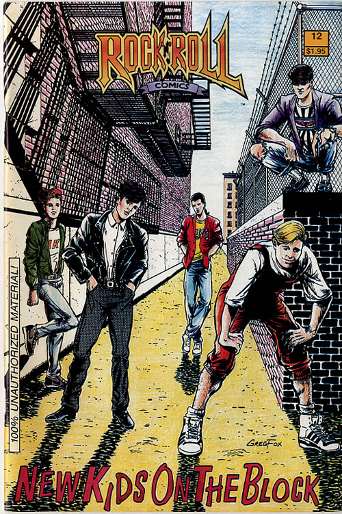 New Kids On The Block Rock 'N' Roll Comic - 2nd magazine US NKOMARO616732