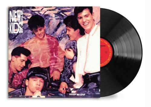 New Kids On The Block Step By Step - 35th Annivesary Edition - Black Vinyl - Sealed vinyl LP album (LP record) UK NKOLPST866974