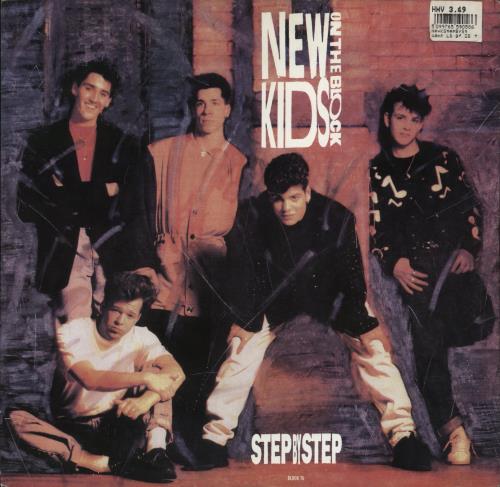 New Kids On The Block Step By Step 12" vinyl single (12 inch record / Maxi-single) UK NKO12ST237692