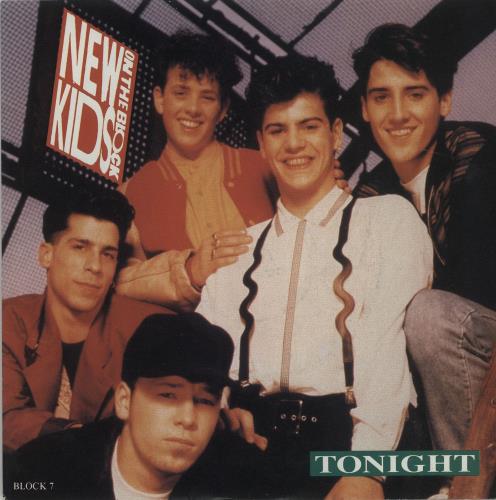 New Kids On The Block Tonight 7" vinyl single (7 inch record / 45) UK NKO07TO685678