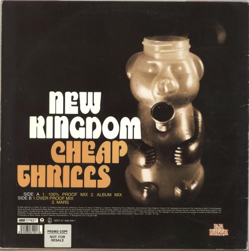 New Kingdom Cheap Thrills 12" vinyl single (12 inch record / Maxi-single) UK QK212CH697134