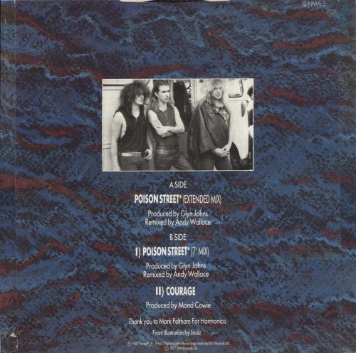 New Model Army Poison Street 12" vinyl single (12 inch record / Maxi-single) UK NMA12PO222949