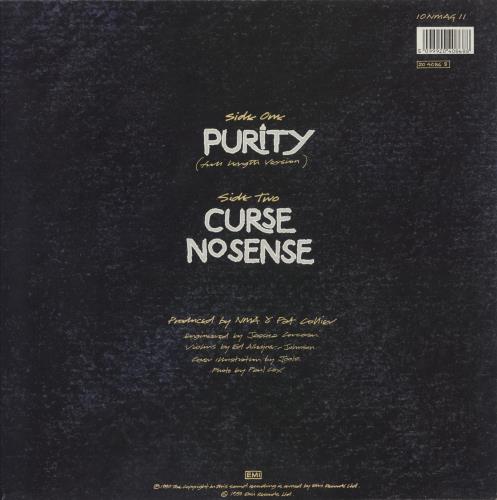New Model Army Purity 10" vinyl single (10 inch record) UK NMA10PU13632