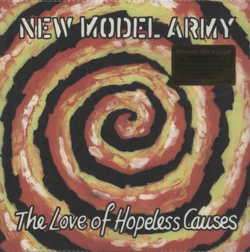 New Model Army The Love Of Hopeless Causes - 180 Gram Flaming Vinyl vinyl LP album (LP record) UK NMALPTH879229