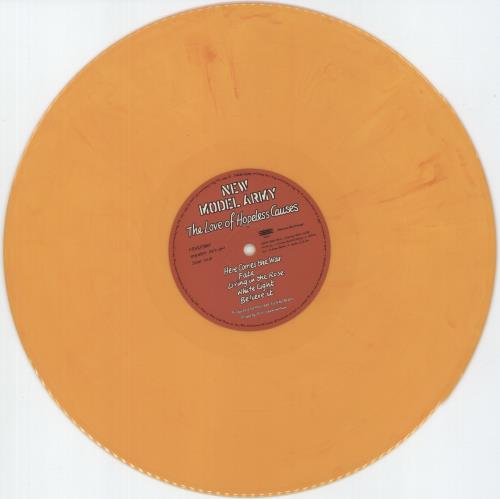 New Model Army The Love Of Hopeless Causes - 180 Gram Flaming Vinyl vinyl LP album (LP record) UK NMALPTH879229