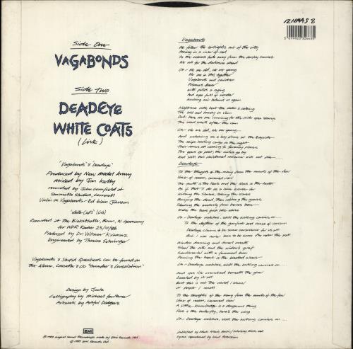 New Model Army Vagabonds 12" vinyl single (12 inch record / Maxi-single) UK NMA12VA867944