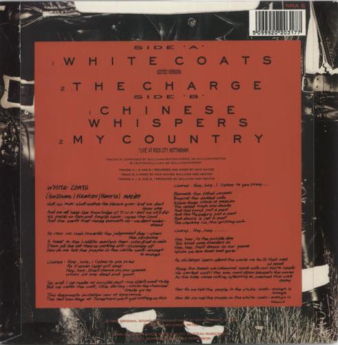 New Model Army White Coats EP 7" vinyl single (7 inch record / 45) UK NMA07WH30607