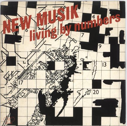 New Musik Living By Numbers 7" vinyl single (7 inch record / 45) UK NMU07LI700814