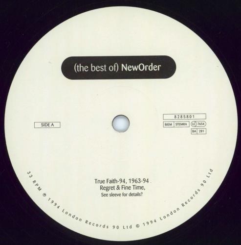 New Order [The Best Of] New Order 2-LP vinyl record set (Double LP Album) UK NEW2LTH179884