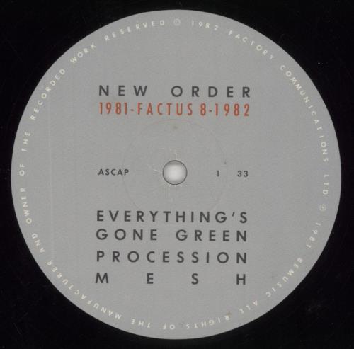 New Order 1981-1982 - EX 12" vinyl single (12 inch record / Maxi-single) UK NEW12EX853655